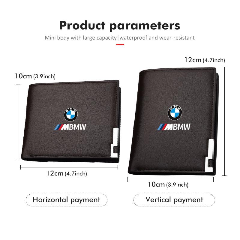 Leather Cards Bags Driver's License Card Case Money Holder Auto Accessories For BMW X3 X5 M5 M3 E46 E90 E60 F10 E39 F30 E36 G30 Vdkz90