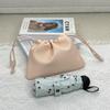 Women's 2026 New Korean Style Lambskin Cloud Bag: Fashionable Pleated Design, Versatile Drawstring, Single Shoulder, Crossbody Bag.