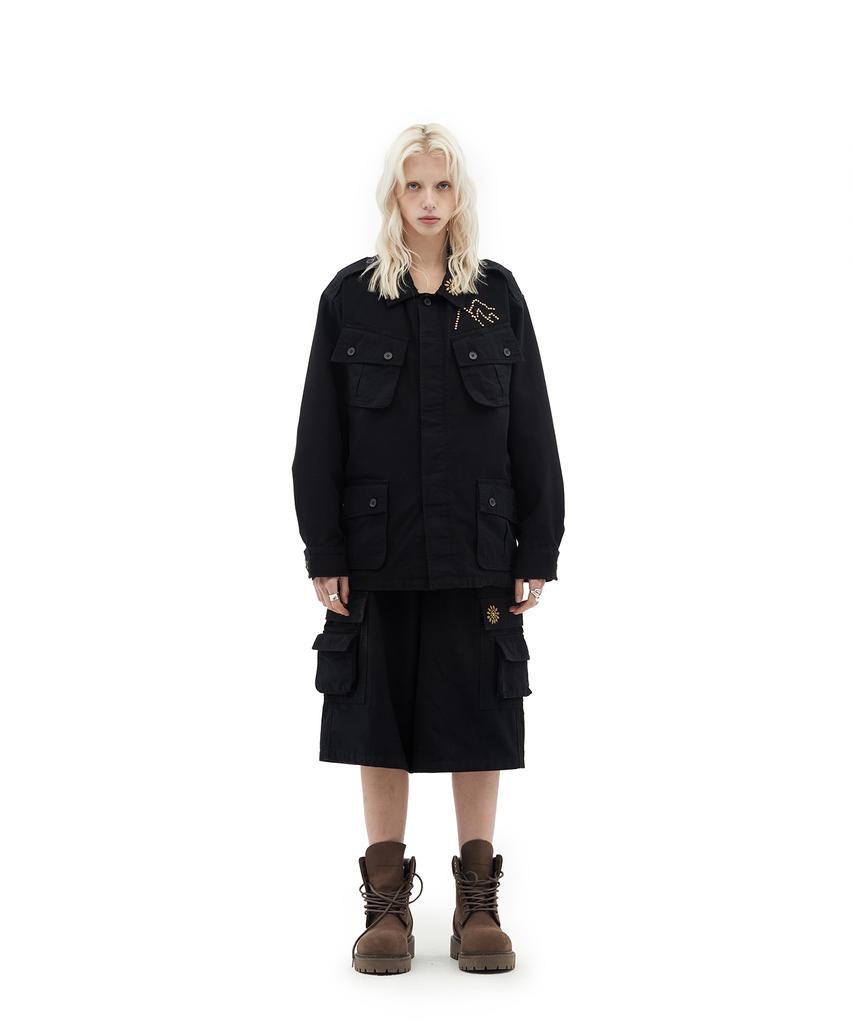 Defgarments Cotton Field Jacket [Black]