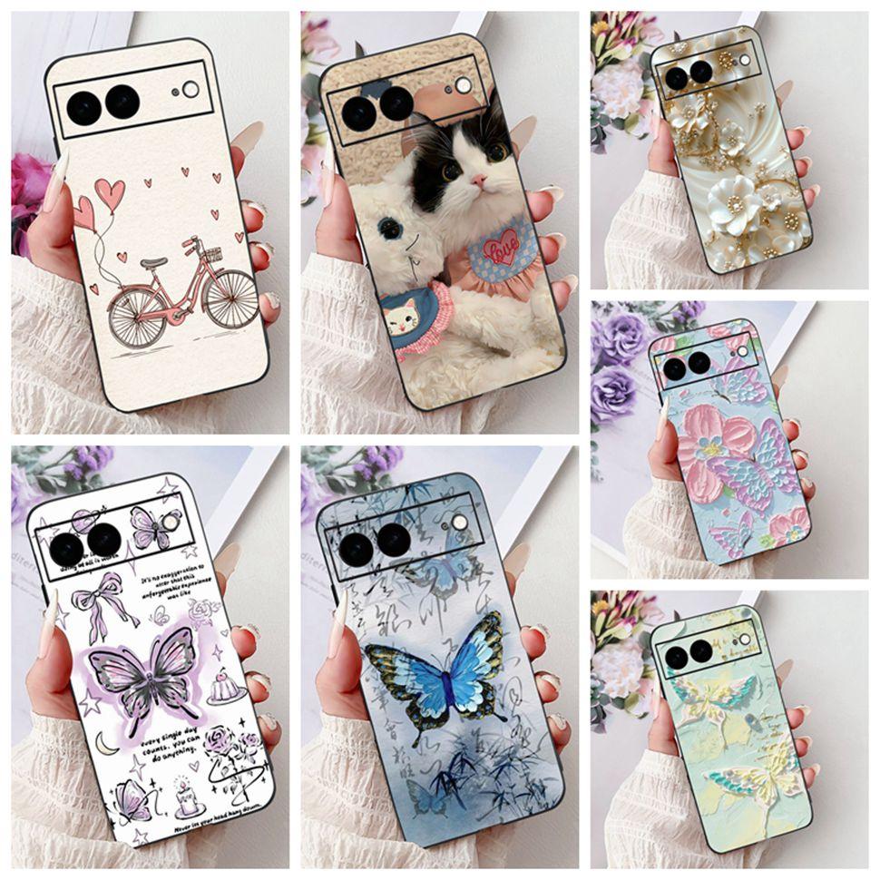 For Google Pixel 7 2022 Case Cute Fashion Painted Soft Silicone Phone Case For Google Pixel 7 Pixel7 Google7 GO3Z5 Cover Coque