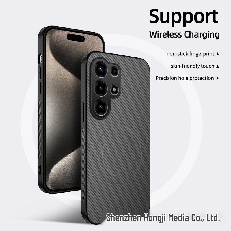 

Магнитный чехол из углеродного волокна Transsion Note50S для Camon 40 - Полная защита от падений HOT60 Camon 30 4G/5G