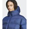 Adidas Tonal Hooded Puffer Jacket   Navy Iy3397