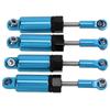 4pcsset Metal Adjustable Shock Absorber for MN 116 Remote Control Car Model Upgrade PartsBlue