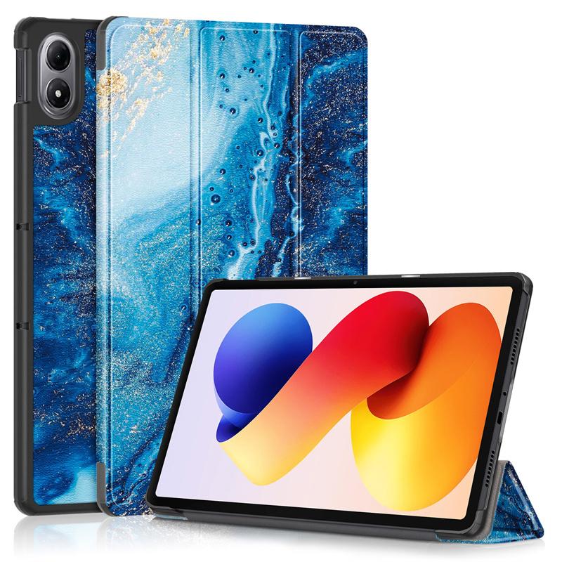 For Xiaomi Poco Pad M1 12.1 Inch 2025 Case Cover Tri-Fold PU Leather Stand Magnetic Tablet Shell Funda For Poco Pad M1 Case Smart Cover