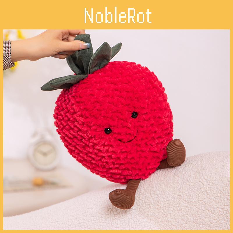 Strawberry Plush Sheep Toy Cartoon Stuffed Doll Bedroom Decoration Gift Kids