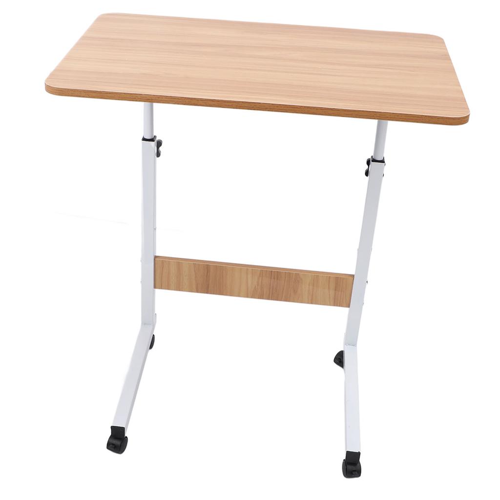 Sofa Bed Side Table Mobile Laptop Computer Desk Cart Over Bed Table with Wheels for Sofa Laptop