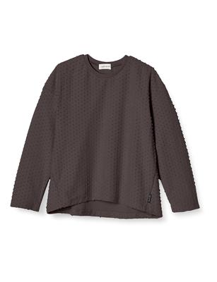 [QUOTY YOUTH OFFICE] Dotted Long Sleeve T-Shirt, Kids, Size 4NV, 120
