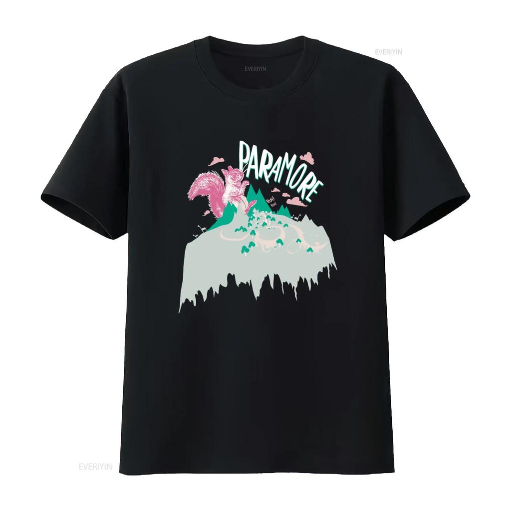 Vintage Paramore Squirrel Run T Shirt Size Medium Grail vintage Washed Slightly Versatile Breathable graphic designer clothes