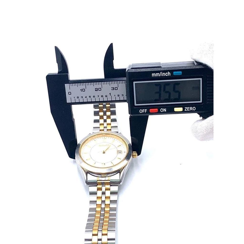 Used SEIKO Watch Quartz Bi-color