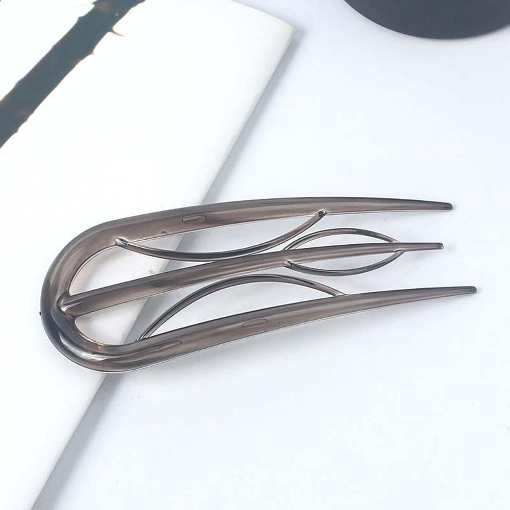 Geometric Resin Hair Fork Waterproof Lazy Hairpin Elegant Headwear  Festival