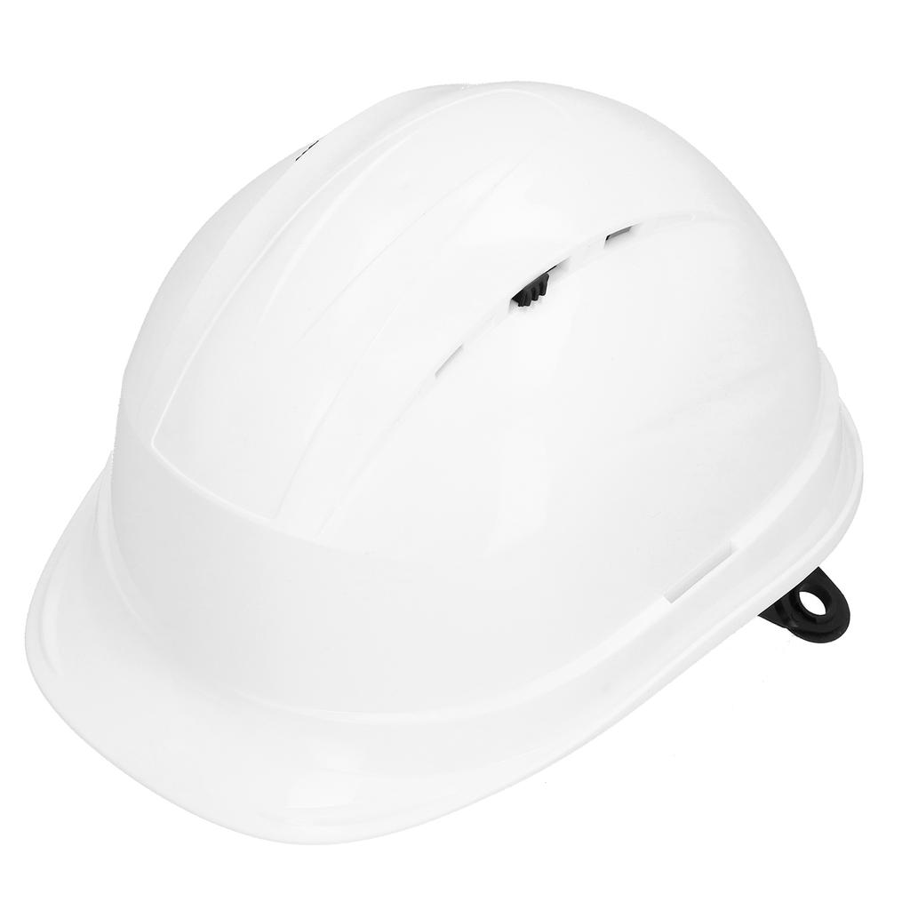 Breathable Hard Hat LDPE Lining White Adjustable Labour Protective Helmet for Construction Sites