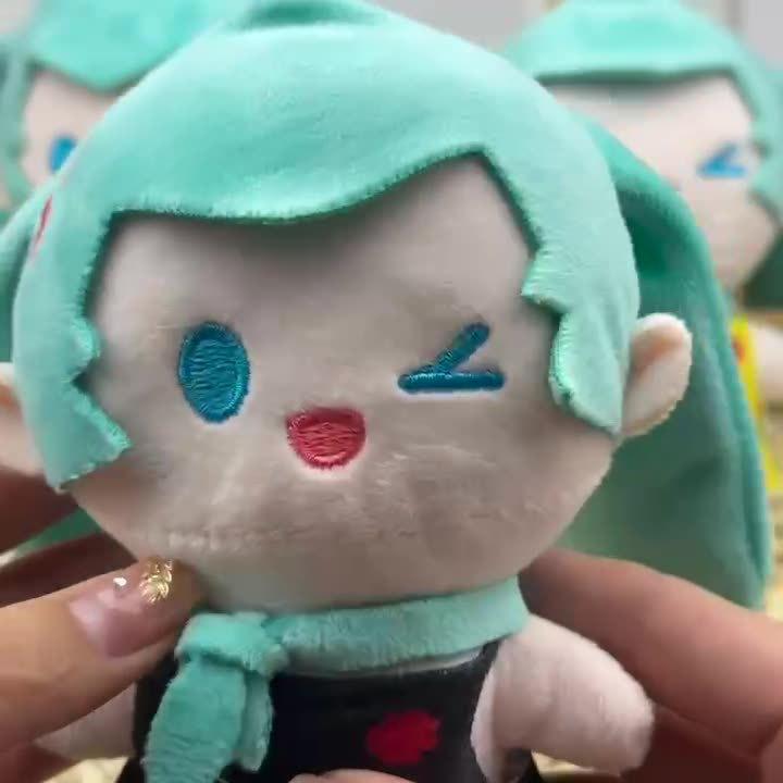 Cartoon Plush Girl Hatsune Miku Keychain Doll Pendant Cute Doll Doll Backpack Small Hanging Decoration