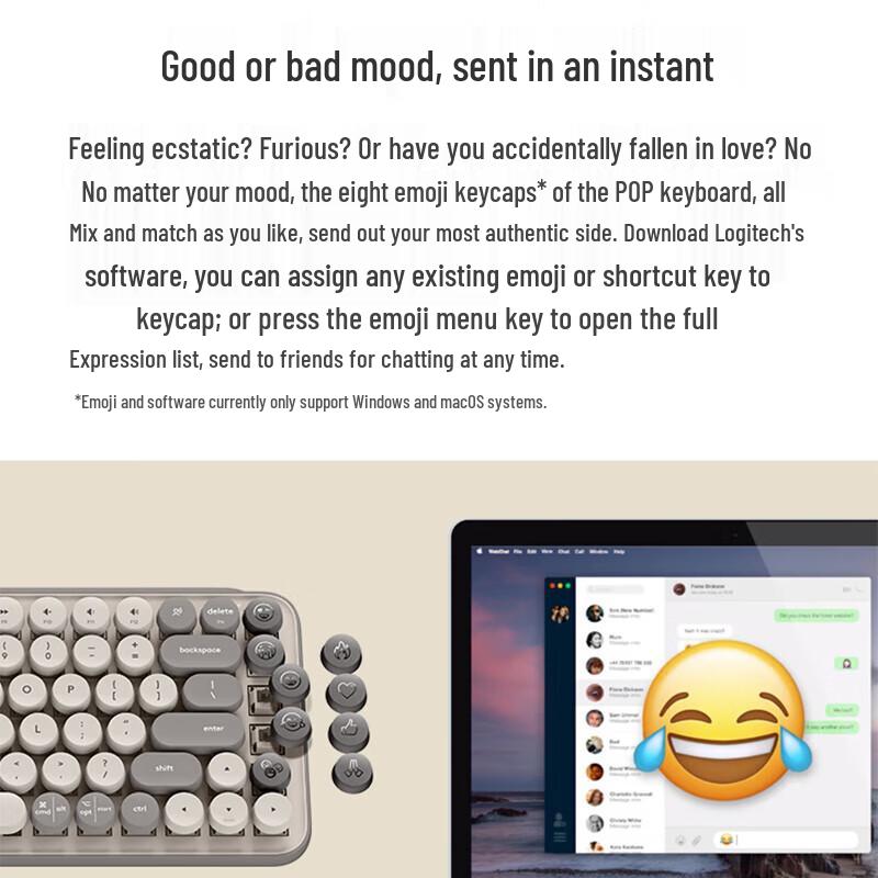 Logitech POP Keys Wireless Mechanical Keyboard