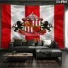 Sunderland A.F Custom Name Wall Tapestry Aesthetic Wall Hanging Printed Fabric Blanket Decorative Tapestries for Bedroom Living Room Home Decor