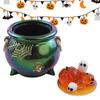 Halloween Silicone Mold Halloween Cauldron Mold for Epoxy Resin Multi-Functional Crafting Project Reusable Mould for Beginners