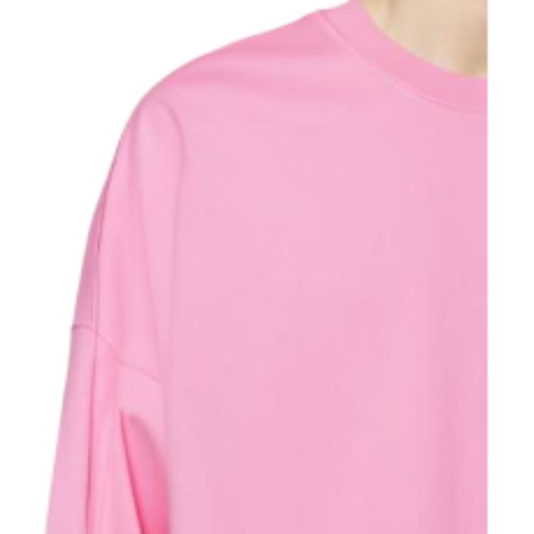 WE11DONE Ss23 Letter Logo Sweatshirt Unisex Sweatshirt Pink WD-TS1-23-756-U-PK