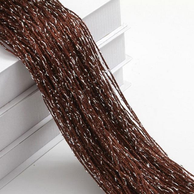 1x2m String Curtain Shiny Tassel Line Curtains Window Door Divider Drape for Home Living Room Cafe interior Decorations Valance