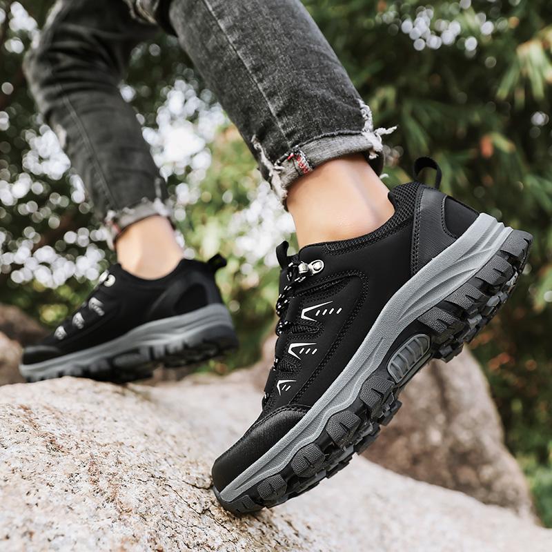 Men‘S Outdoor Hiking Shoes Tourist Trekking Sneakers Mountain Climbing Trail Jogging Shoes Wear-Resistant Trekking Walking