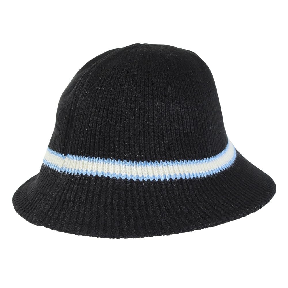 CONTRAST STRIPE CRUSHER HAT BLACK [Extra Large] Men's