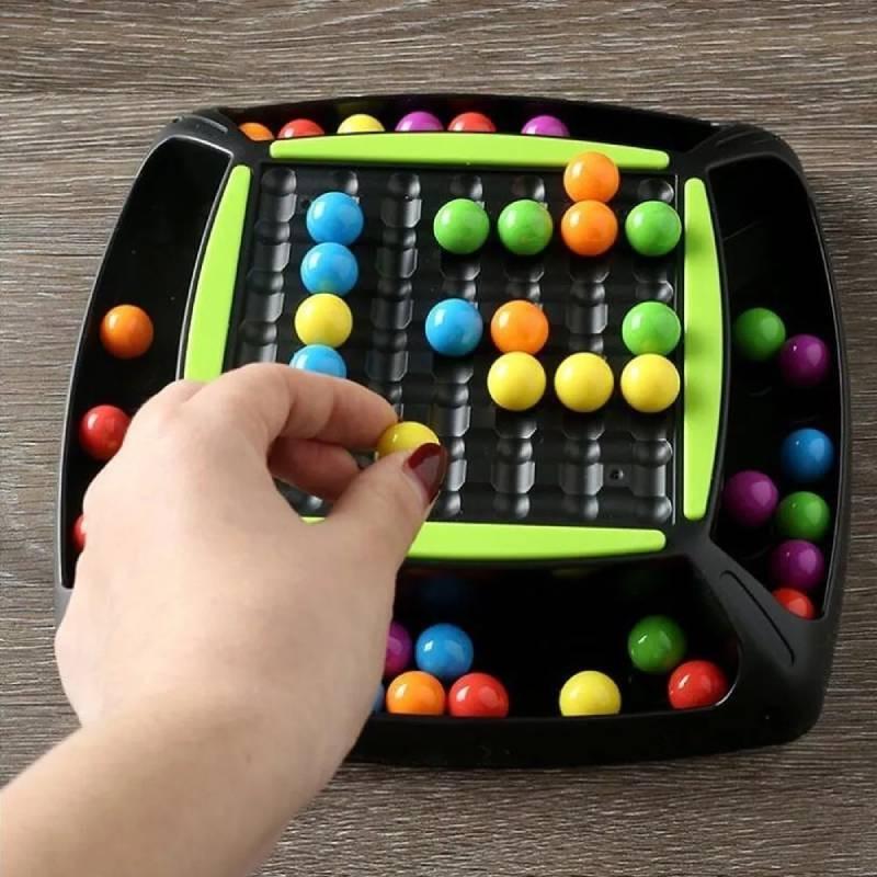 Buntes Kinderrätselspiel zur Stressbewältigung und für interaktiven Spaß auf Partys