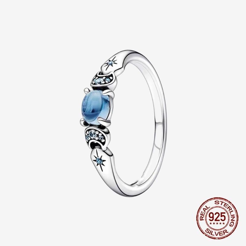 

925 Sterling Silver Open Ring Style CZ Paved Heart Butterfly Flower Colorful Gemstone Ring for Women Daily Wear Jewelry Gift 6