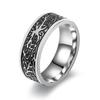 Men's Rotating Cross Titanium Steel Ring - European & American Style Stainless Steel Jewelry
