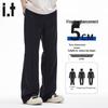 CHOCOOLATEit Men's Micro-Flare Straight-Leg Casual Trousers