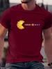 Unisexs Summer 100 Cotton Casual Fashion Funny Planet Print Loose Sports Tshirt Street Versatile Top