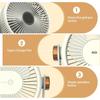 USB Desk Fan Portable Home Quiet Ventilator Desktop Wall Ceiling Fan Air Coolers Dropship
