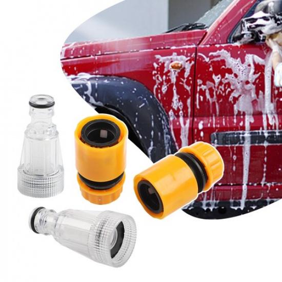 Water Pipe Fittings for Car Wash Machines Using Rubber Faucet Adapters