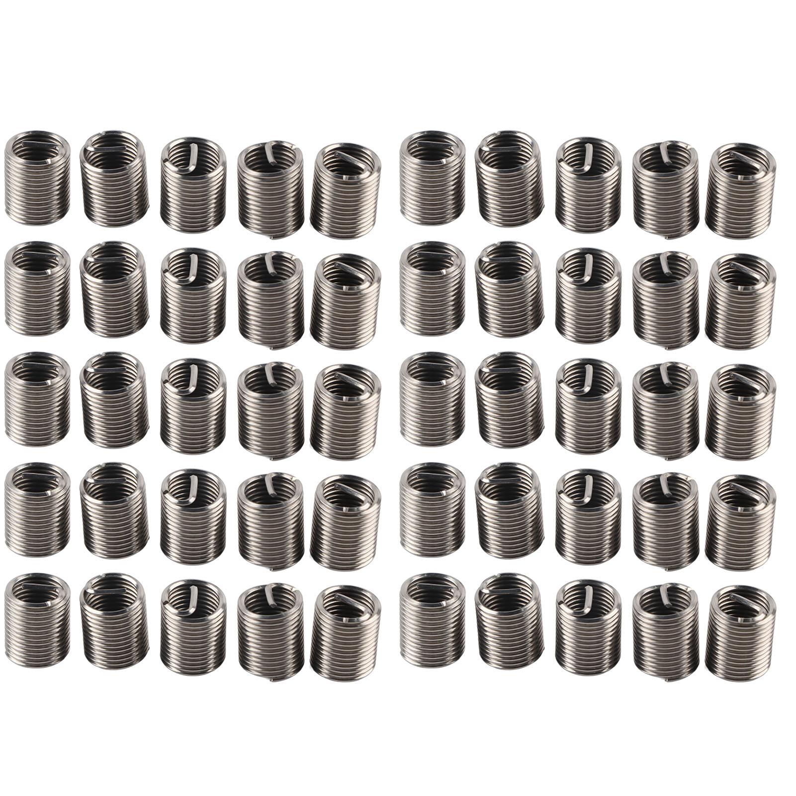 50 stuks Draadinzetstukken Man Vrouw Reducerende Moer Gereedschap Roestvrij Staal Bevestigingsmiddel M10x1.25