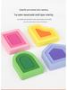 3D Animal Shape Matching & Color Training Puzzle Board for Kids