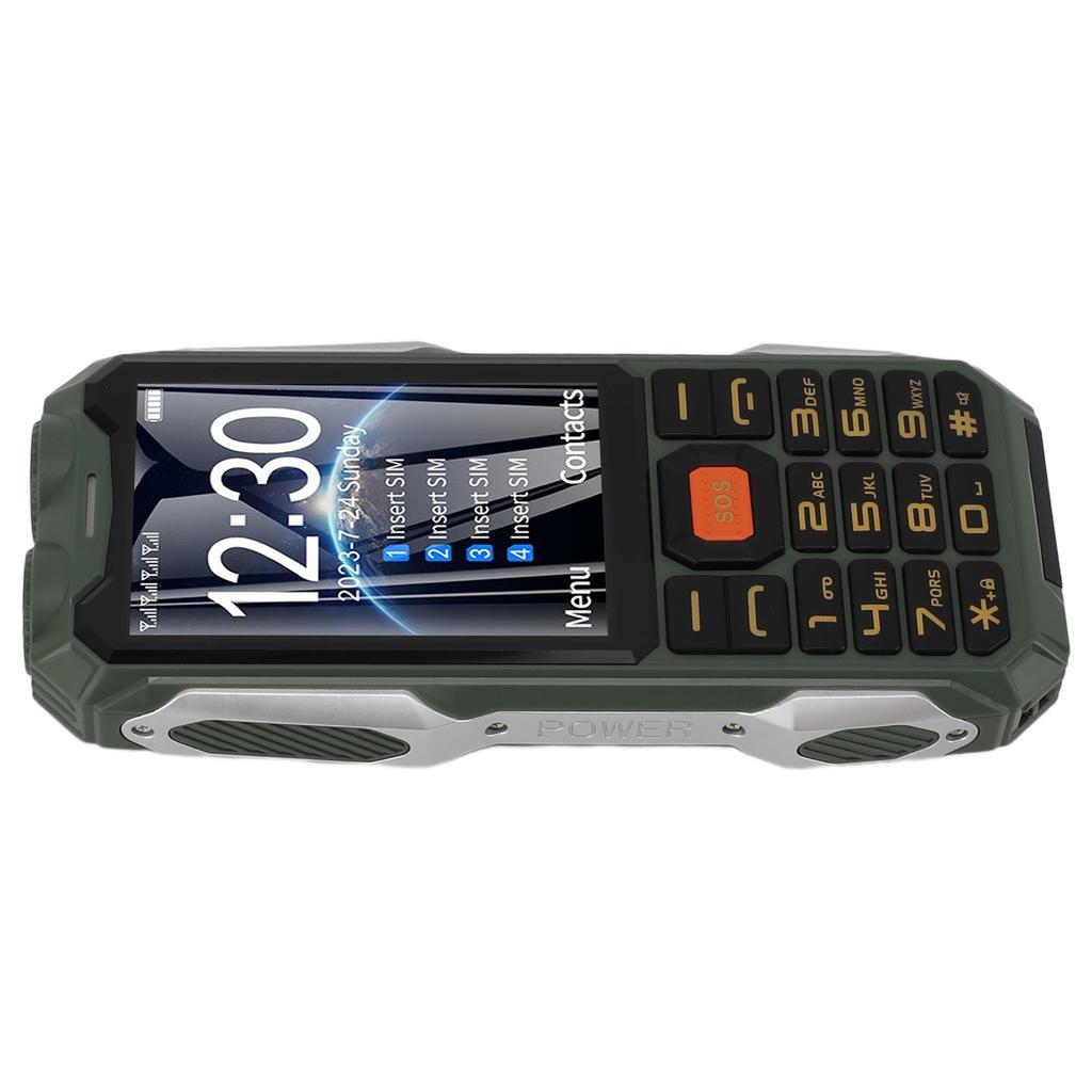 Telefon komórkowy dla osób starszych, cztery karty, cztery tryby gotowości, duży przycisk, głośny dźwięk, telefon komórkowy z ekranem 4,0 cala