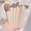 Soft Fluffy Makeup Brushes Set Eye Shadow Foundation Women Cosmetic Powder Blush Blending Beauty Make Up Beauty Tool