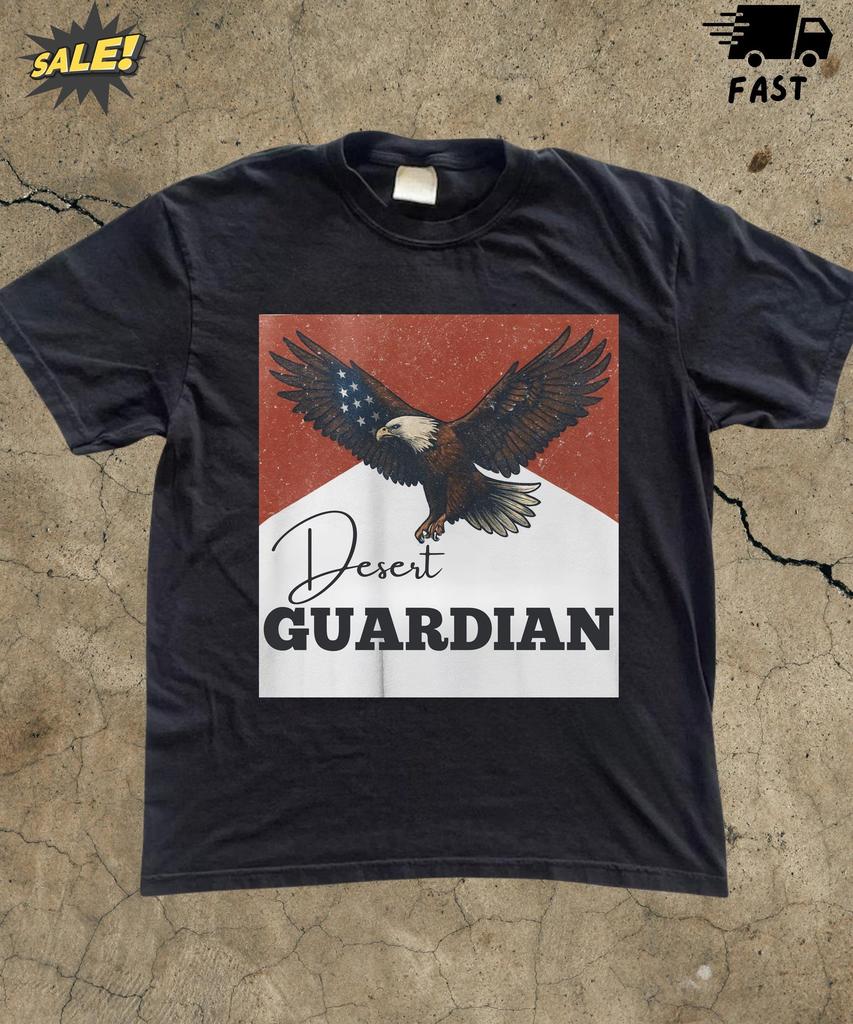 Retro Eagle T-Shirt,Vintage Desert Wildlife Graphic Tee, Retro Western Nature Shirt,Eagle Graphic tee,Nature Lover,Western Style Shirt