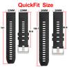 QuickFit 22mm 26mm Silicone Watch Strap for Garmin Fenix 8 47mm 51mm 7 7X Pro 6 6X 5 5X Plus Epix Gen2 Sport Wrist Band Bracelet