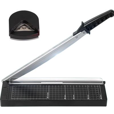 Shigure Paper Cutter Mini Paper Compatible with and B5 Cutting Machine for Copy Business Laminating Office Commercial and Home Corner Scissors Black