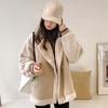 Loose Fur One-piece Suede Coat Women's Short Jacket