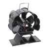 Stijlvolle Warmte-aangedreven Ventilator Warmte-aangedreven Kachel Ventilator voor Houtkachel Real-time Temperatuur Monitoring, Geen Elektriciteit Nodig