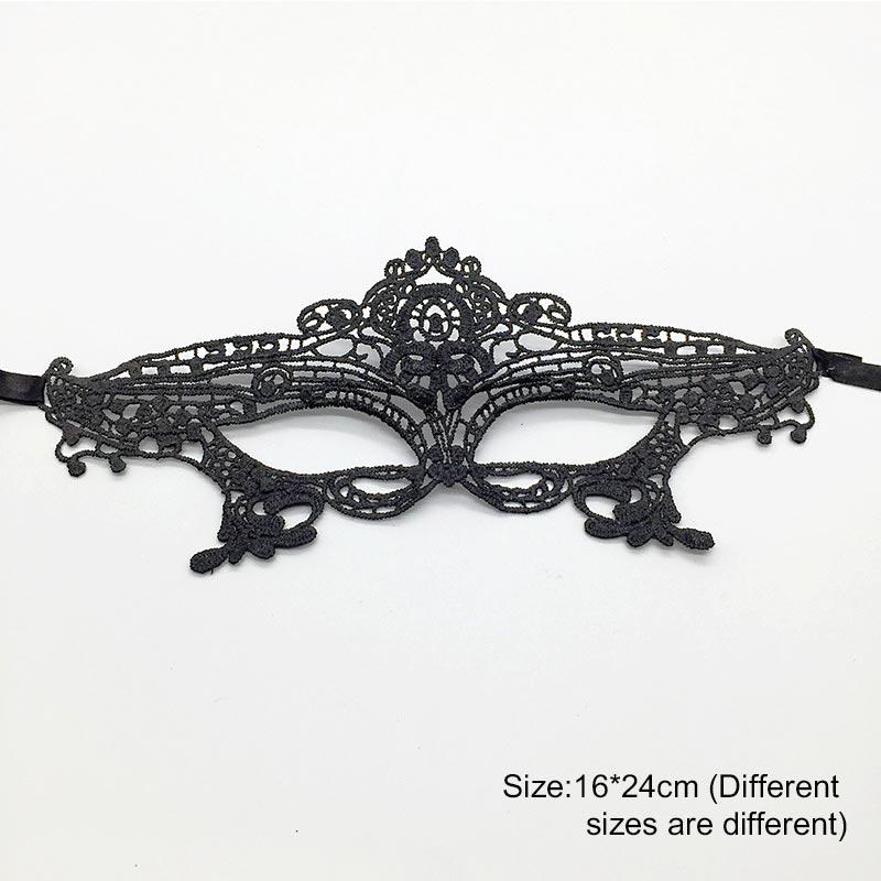 Vogue Popular Women Lace Hot Sale Black High Quality For Masquerade Carnival Mask Halloween Sexy 1PC Eye Mask Venetian Costumes Party Masks