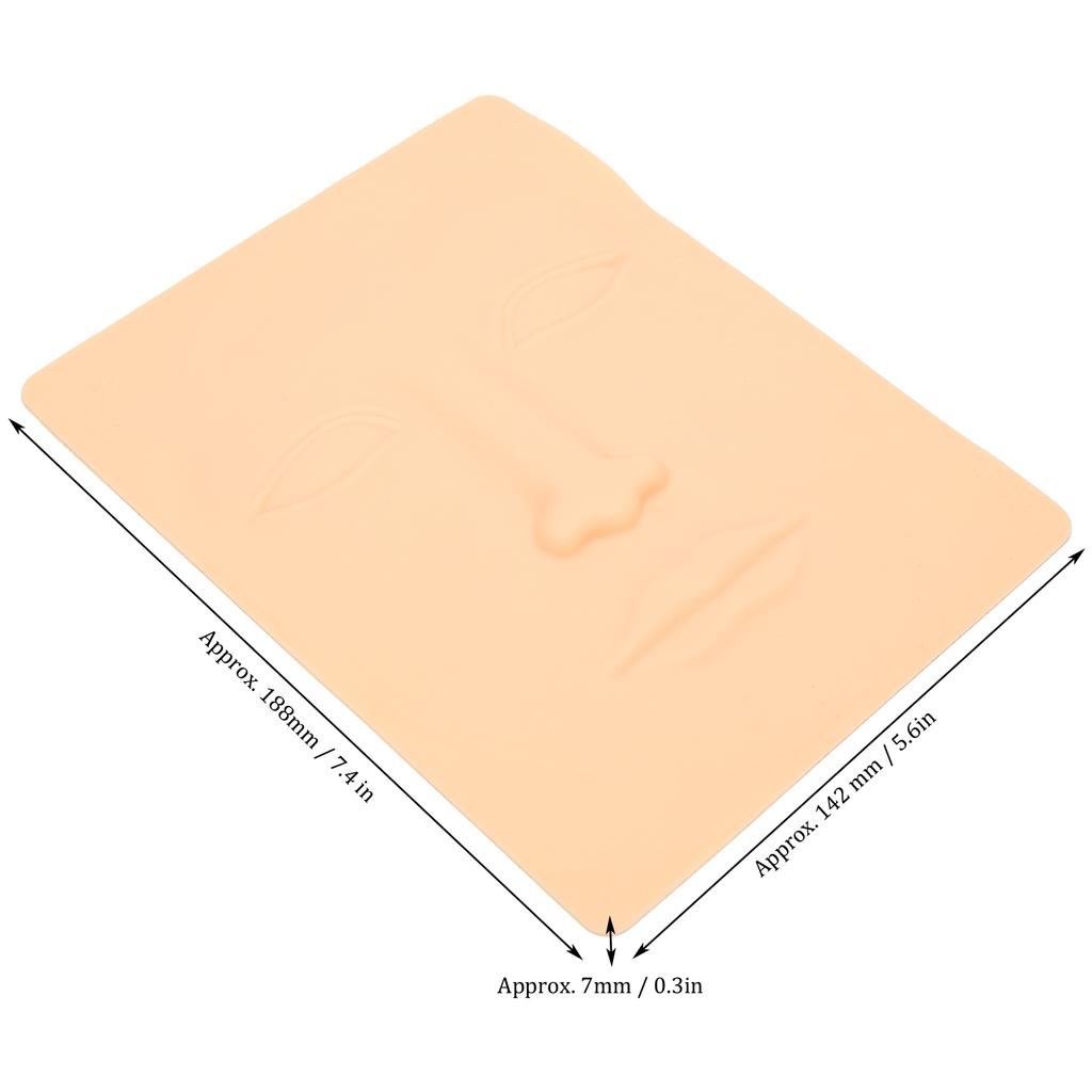 Face Tattoo Practice Skin Silicone Eyebrow Lips Eyeliner Microblading Tattoo Practice Skin