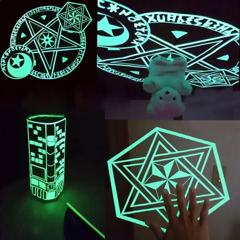 Svítící oboustranná páska Vodotěsné lepidlo Fluorescenční Extra silná oboustranná lepicí páska Fluorescence Tmavé schody Varovat