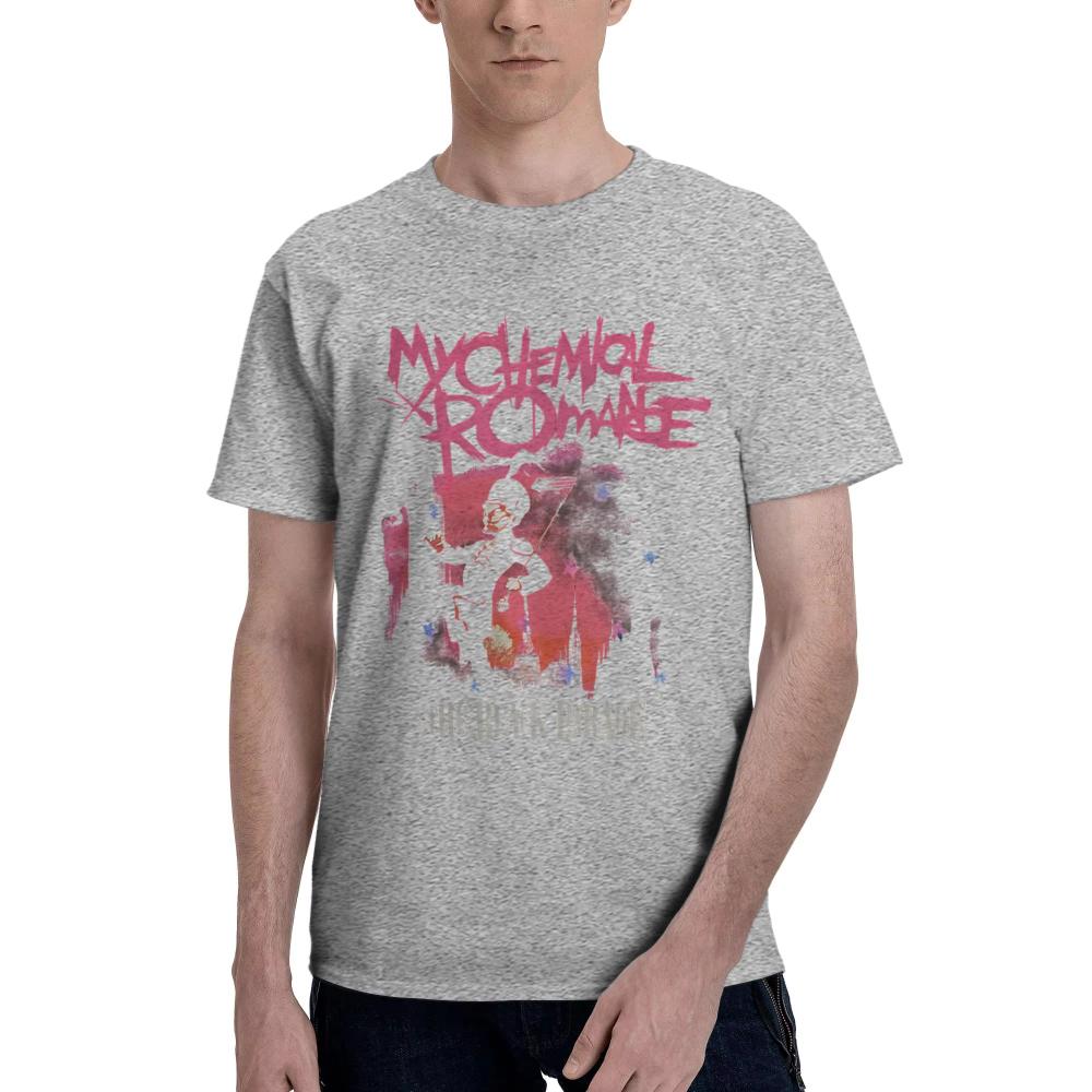 Graphic Printed My Chemical Romance T Shirt for Men Women Pure Cotton T-shirts Short Sleeve Clothes Summer