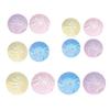 1/2/4Pcs Clear Steamed Bun Toy Stress Relief Slow Rising Small Dumpling Sensory Toy Hand Relaxation Soft Dough Ball Squeeze Fidget Toy