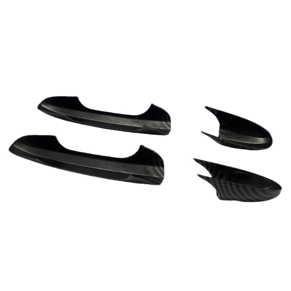 For Fiat 500 2008-2023 Abarth 595 595C 2012-2023 695 2010-2023 Door Handle Cover Car Accessories Stickers Trim Set Add-on