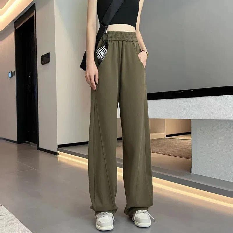 Sweatpants Women's Spring, Autumn and Winter High-street Ins Tide Sweatpants Banana Trousers Casual Loose Wide-legged Trousers