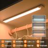 Watakuryohin Rechargeable Cabinet Light with 0.9cm Ultra-Thin LED Motion Sensor, Magnetic Adsorption, 3 Color Adjustments, Stepless Dimming, Easy