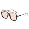 Vintage Oversized Sunglasses Fashion Men Women Square Shades Eyewear Trendy Ins Popular Brand Design UV400 Sun Glasses