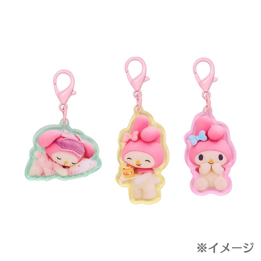 Sanrio Acrylic Keychain Original Anime My Melody My Sweet Piano Acrylic Steel Ages 883379 (Netflix & Kuromi) & 3+