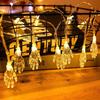 LED Halloween String Lights - Pumpkin, Ghost, Skull & Bat Decorations for Haunted House Atmosphere